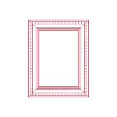 Objects Picture Frames Ikea Himmelsby Frame Small Vinyl Svg File, Free Vectors File